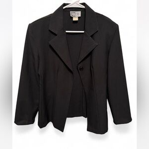 Spring Street Women's Elegant Black blazer Jacket